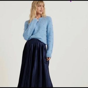 NWT Lucky brand bobble sweater blue - size XS